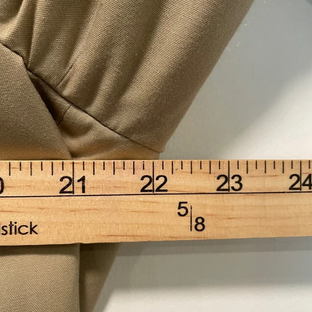 Brooks Brothers Mens Tan Khaki 2 Button Suit Blazer Jacket Trousers Made in USA